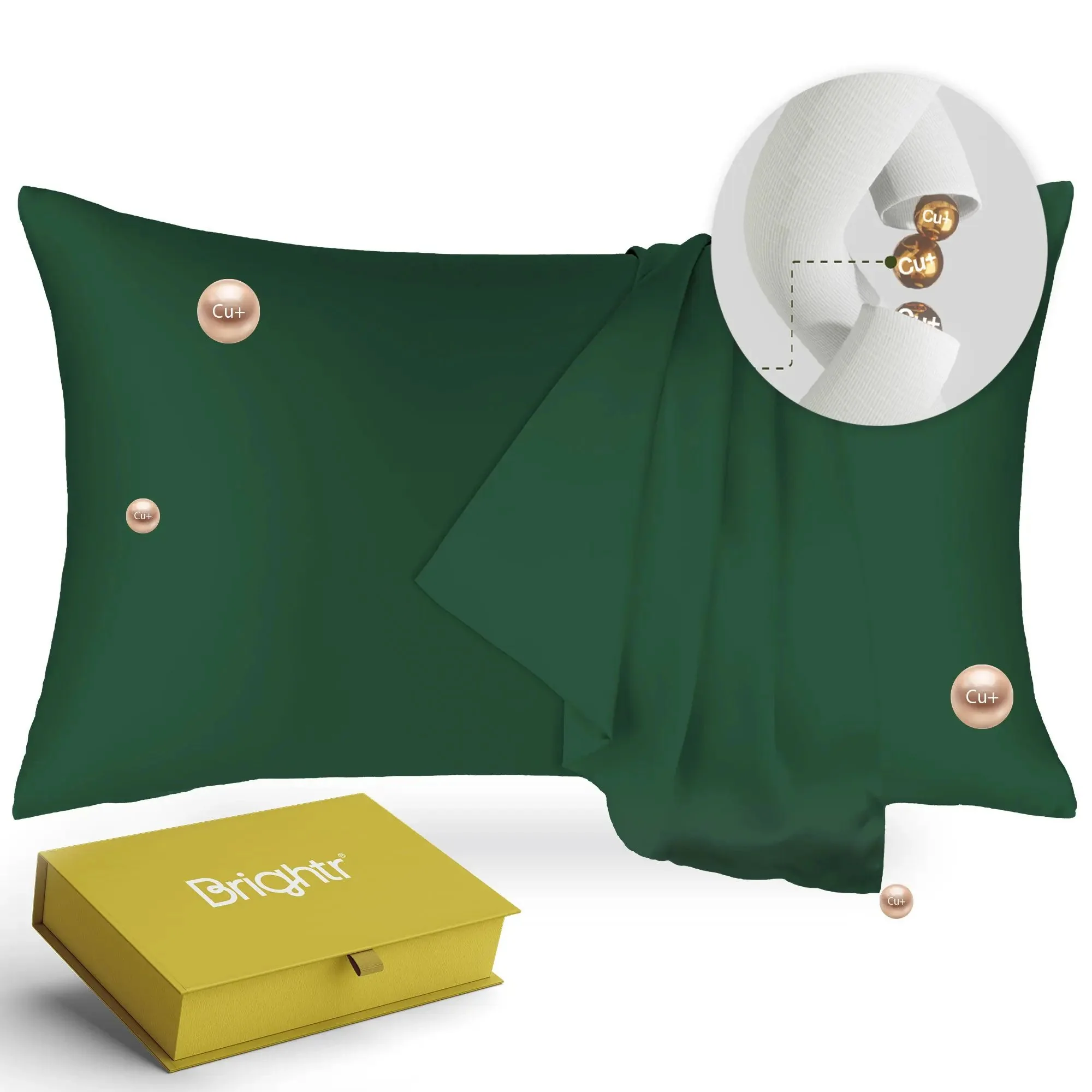 Brightr® Anti-Ageing Copper-Infused Eucalyptus Silk Pillowcase - Image 14