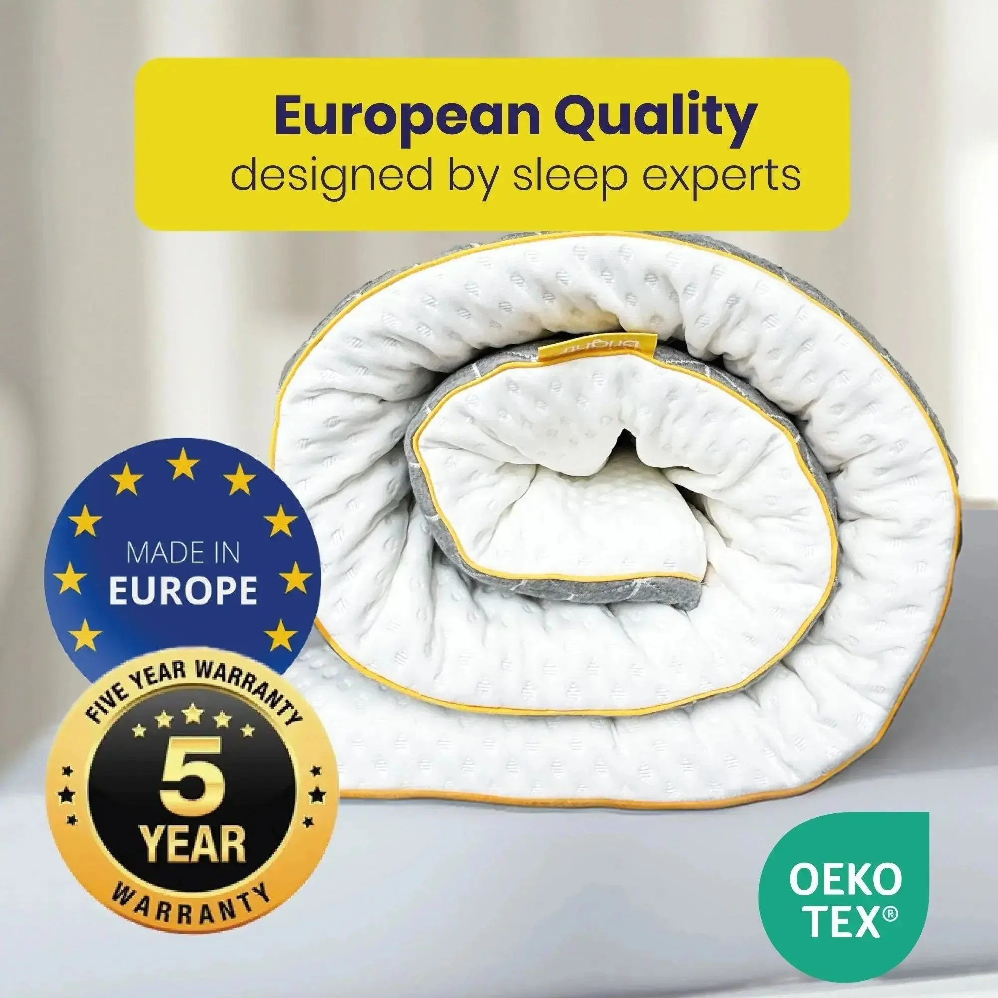 Brightr® Aurora 2 in 1 Memory Foam mattress topper - Image 11