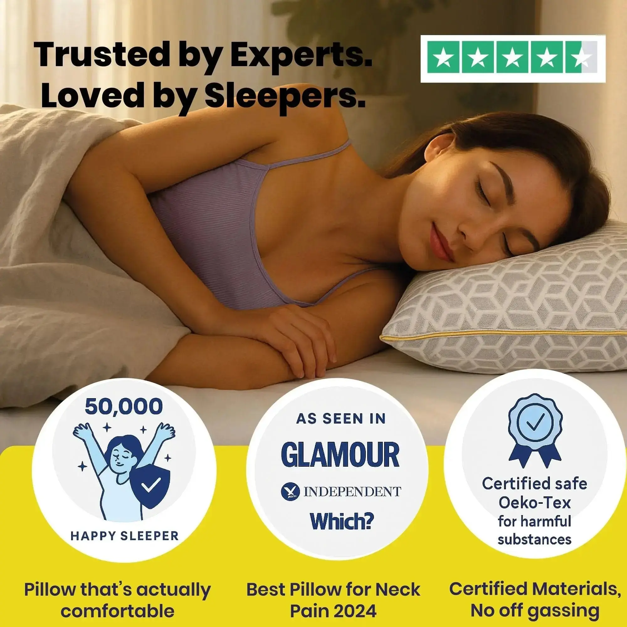 Brightr® Luna Adjustable Memory Foam pillow - Image 7