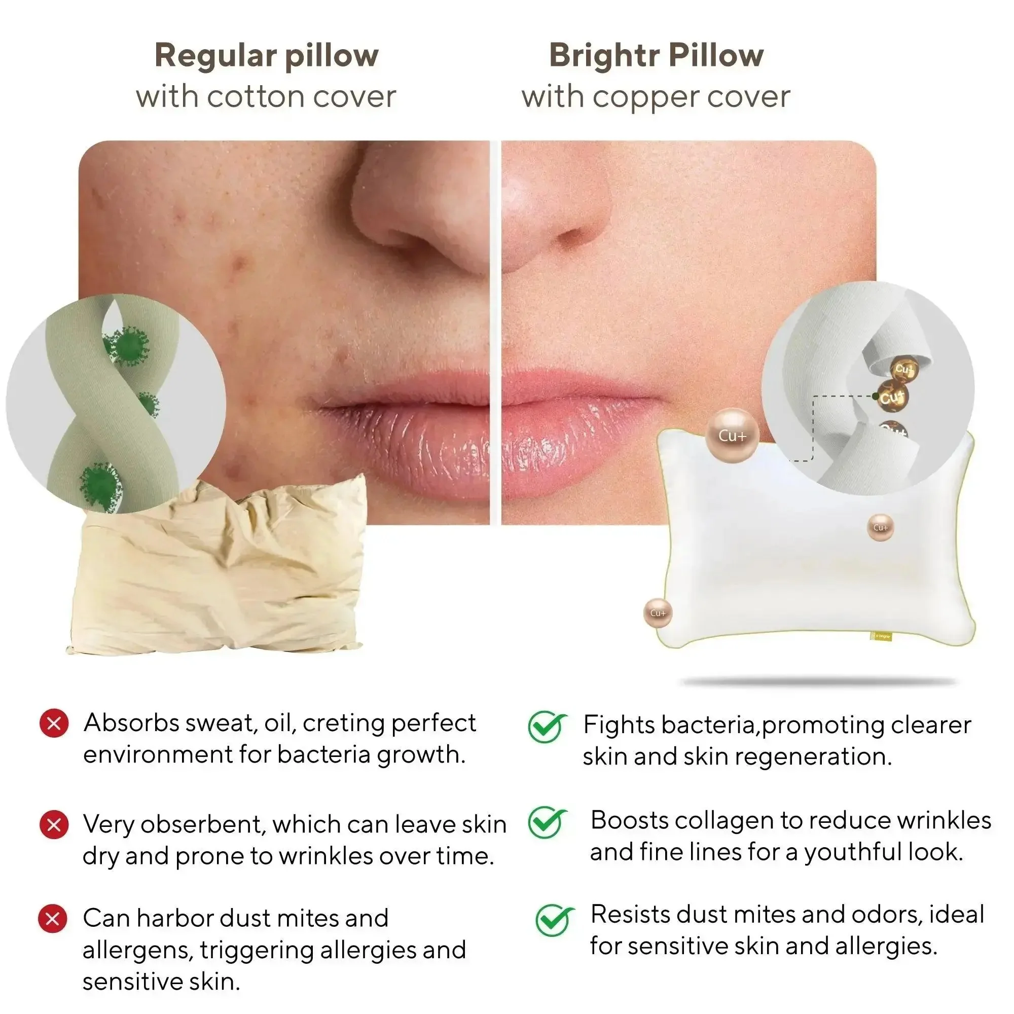Brightr® Nox Vegan Best Down Alternative pillow - Image 14