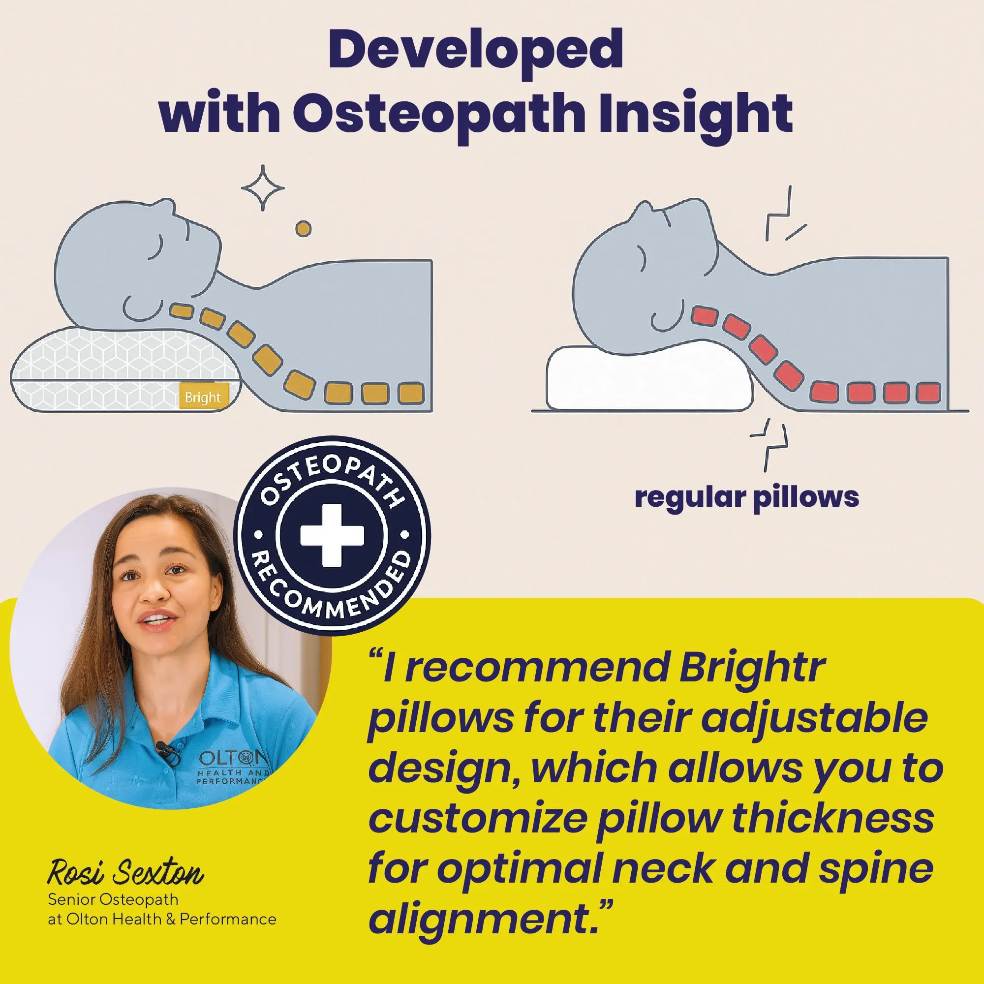 Brightr® Nox Vegan Down Alternative pillow - Image 5