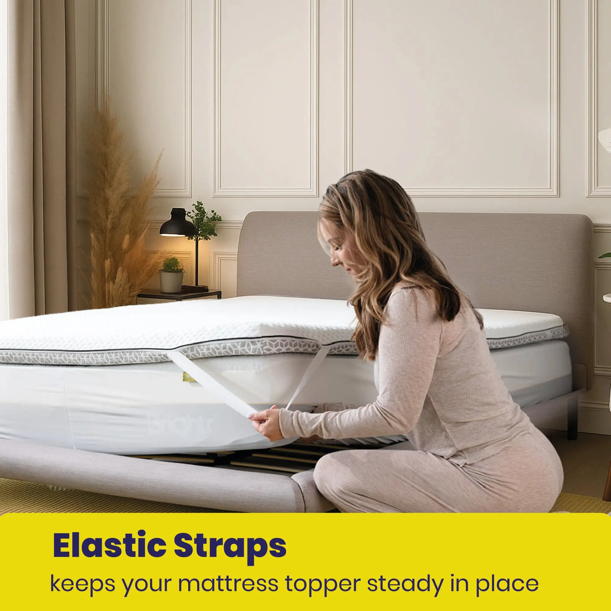 Brightr®  Titan 2 in 1 Mattress Firm Mattress Topper  - Medium/Firm - Image 12