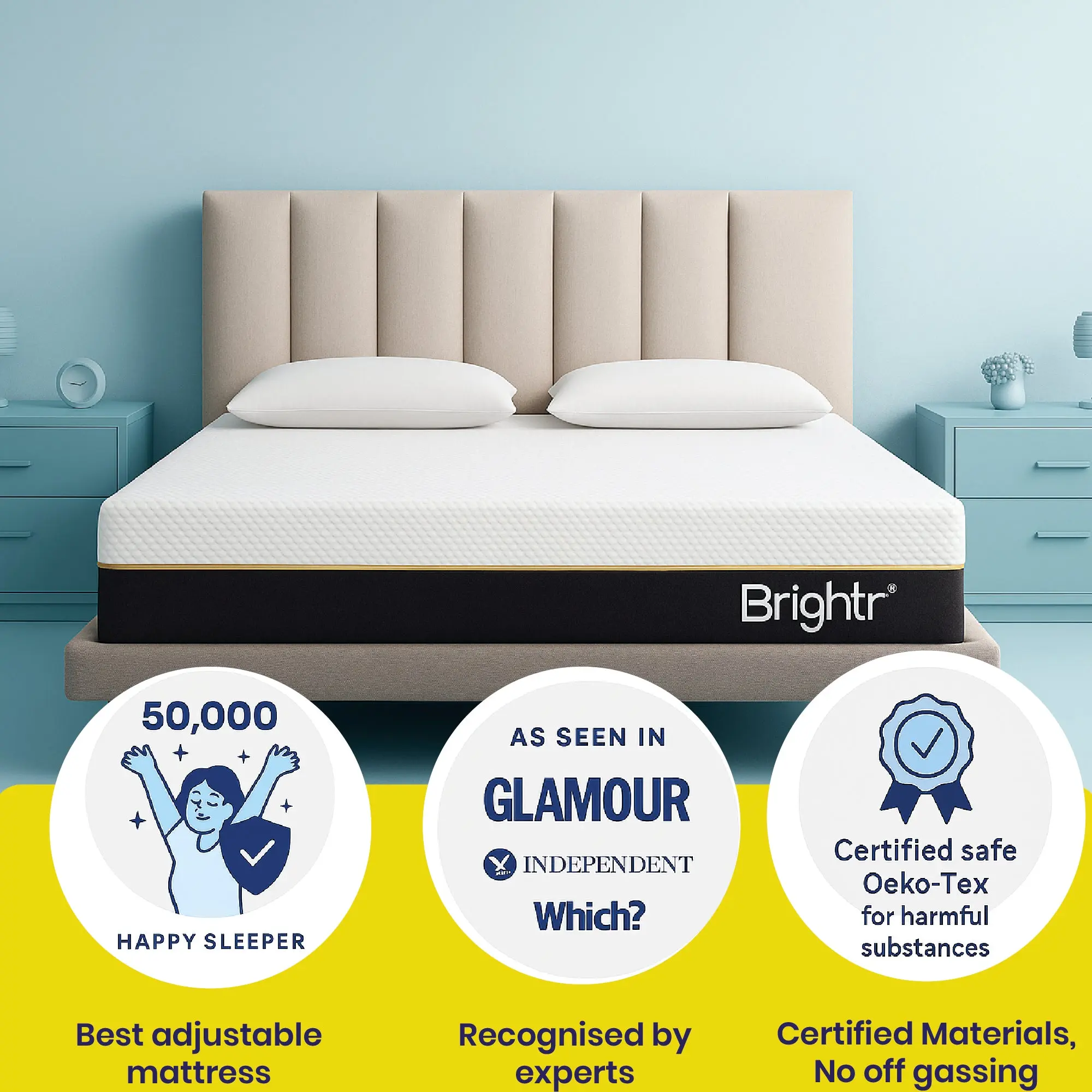 Best Orthopedic Mattress | Brightr Sixsense 6 in 1 - Image 6