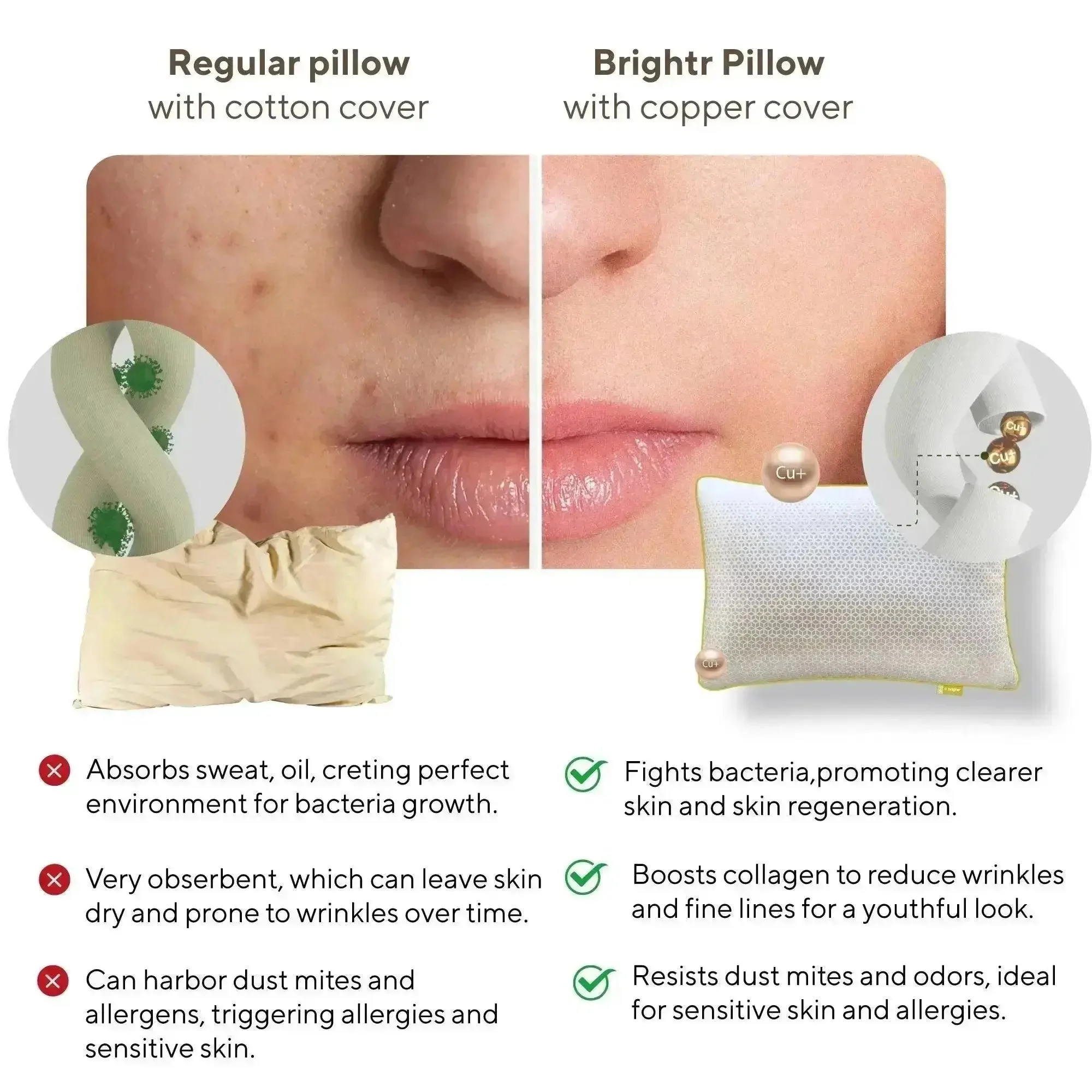 Brightr® Stella Hybrid Adjustable Pillow | Best pillow For Neck Pains - Image 13