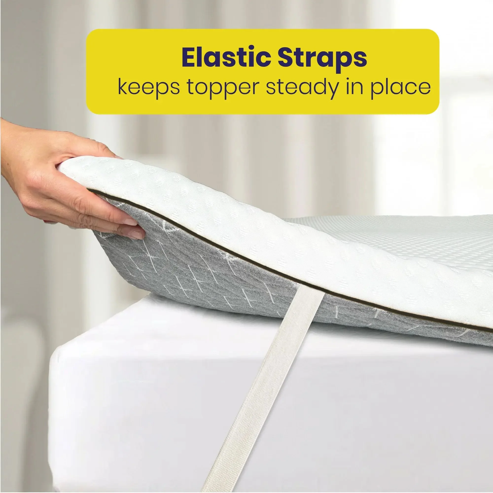 Brightr® Orthopedic Hard Mattress Topper for Back Pains - Image 14